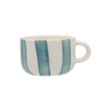 Powder Striped Cappuccino Mug