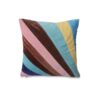 Striped Velvet Cushion