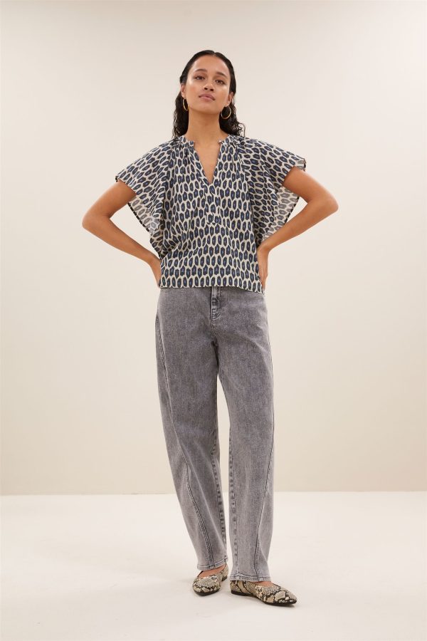 Vina Paris Cheetah Blouse