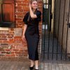 Abi Scivolato Midi Dress