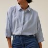 Norel Pin Stripe Blouse