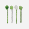 Twisted GlassSpoons (set of 4)