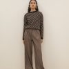 Diagonal Natural Pullover
