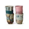 Ceramics Coffee Mugs Set of 4
