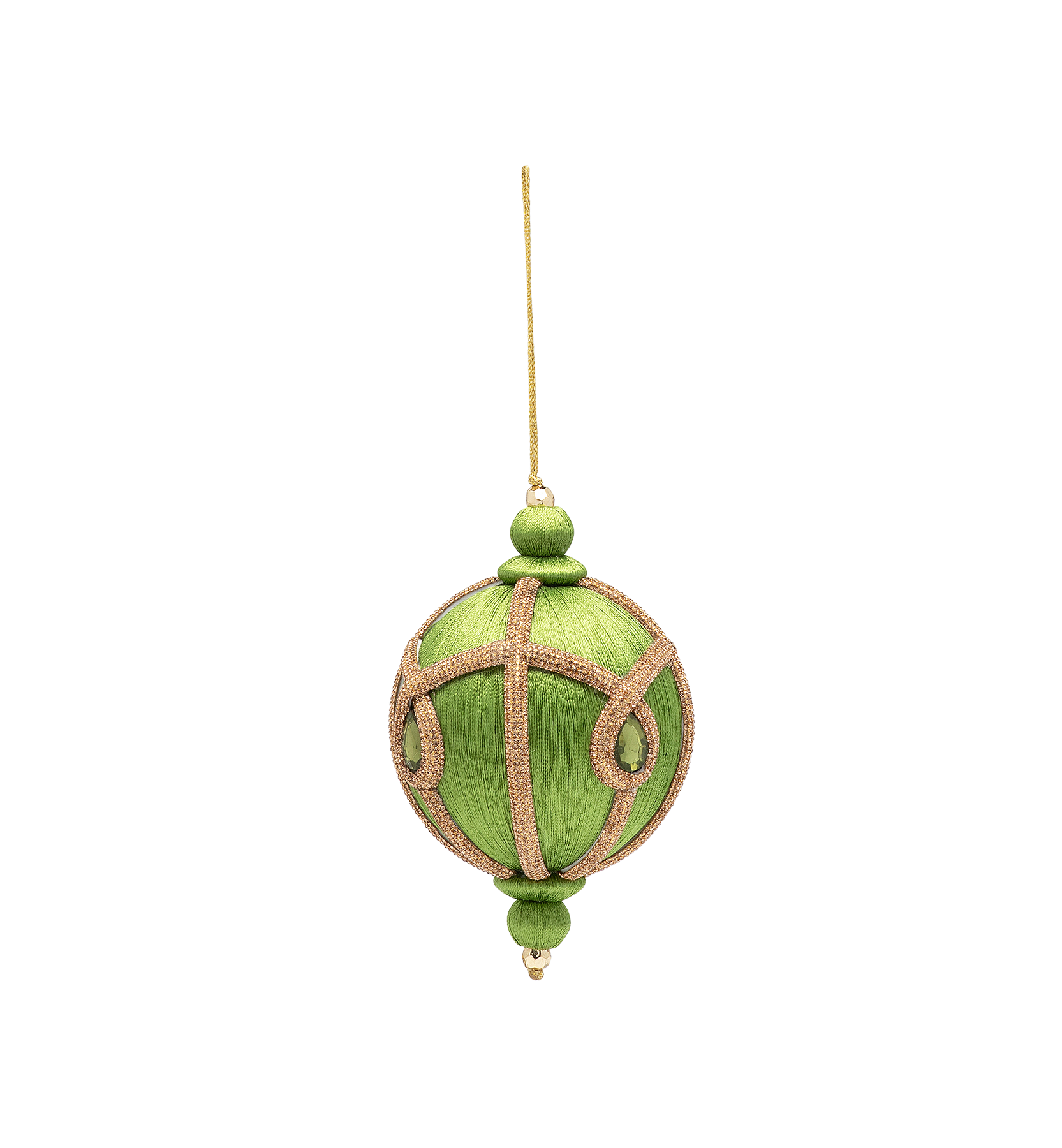 Golden Fern Ornament