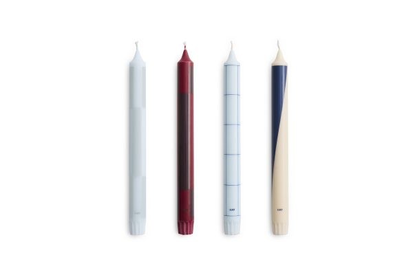 Pattern Candle set of 4