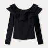 Top Glitter Noir