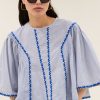 Davin Pinstripe Blouse