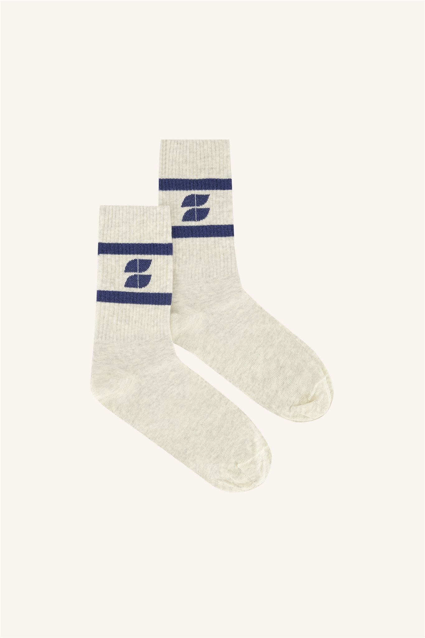 Logo Sparkle Grey Socks