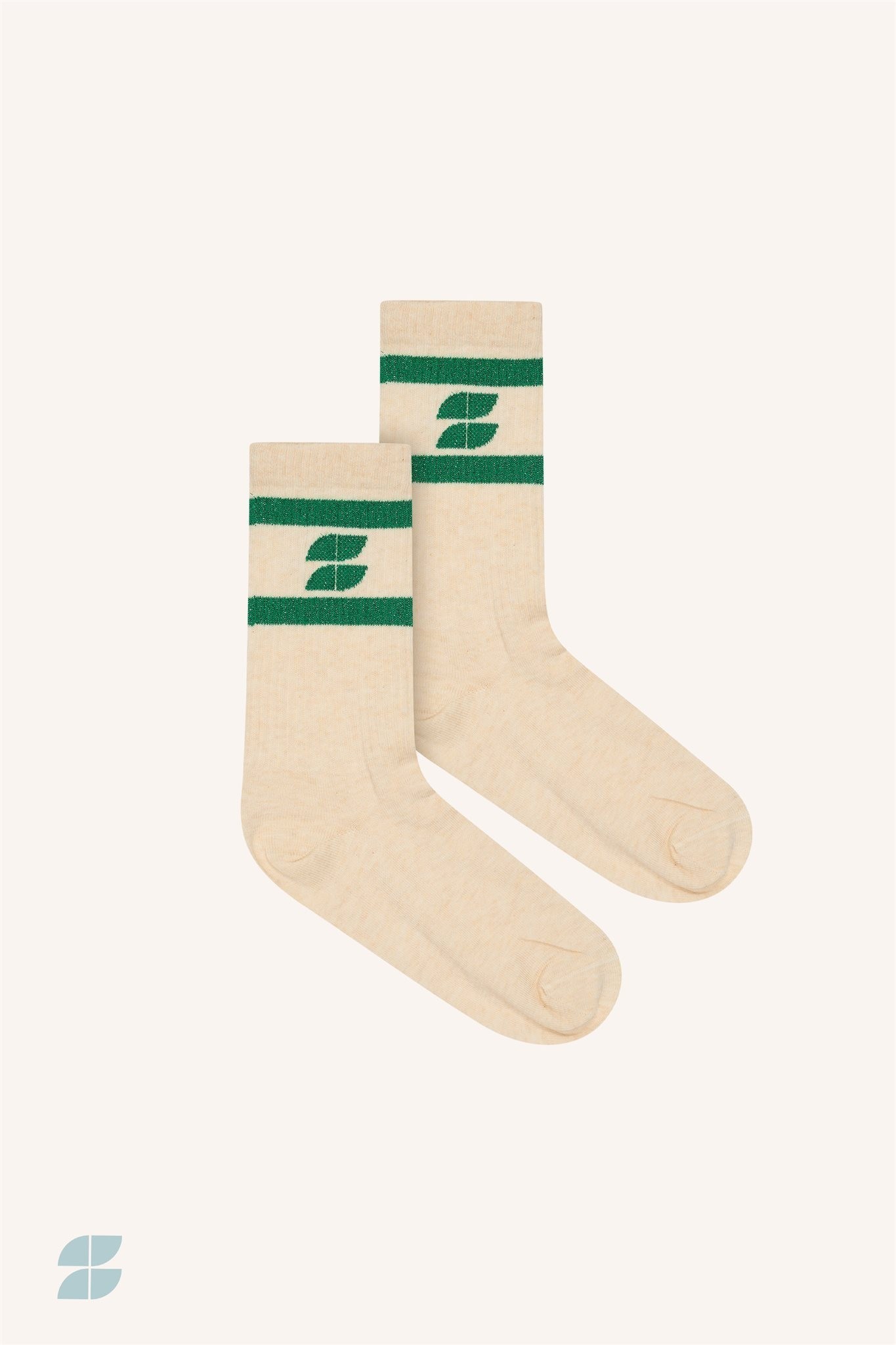 Logo Sparkle Oyster Socks