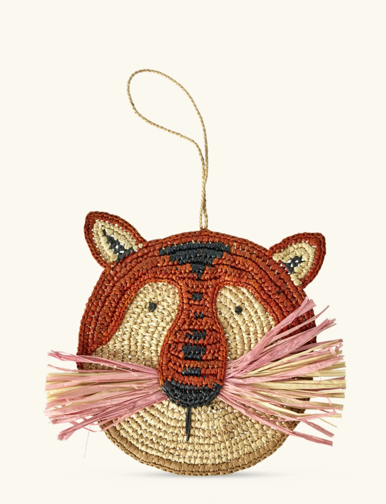 Raffia Animal Wall Decor M