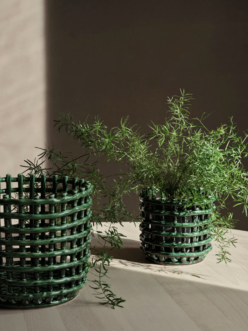 Ceramic Basket Large - Afbeelding 2