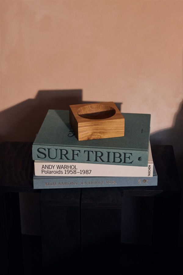 Teak Cube Bowl Small