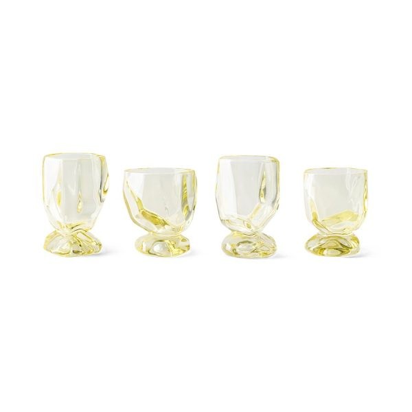 Glasses Citrine (set of 4)