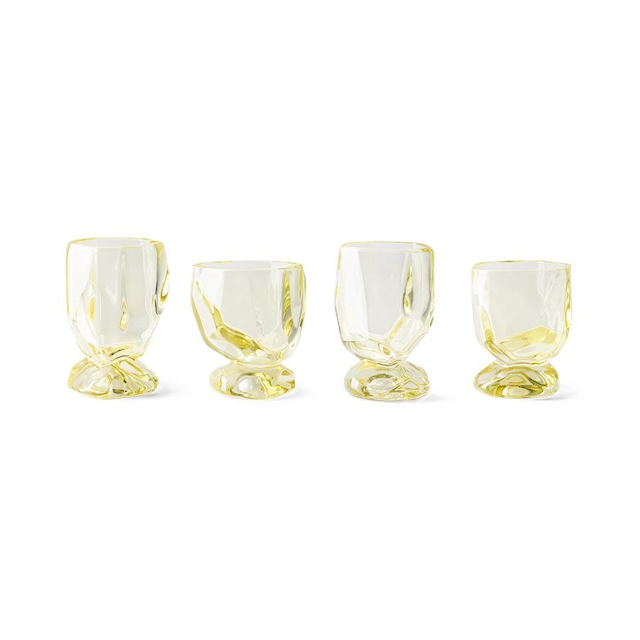 Glasses Citrine (set of 4)