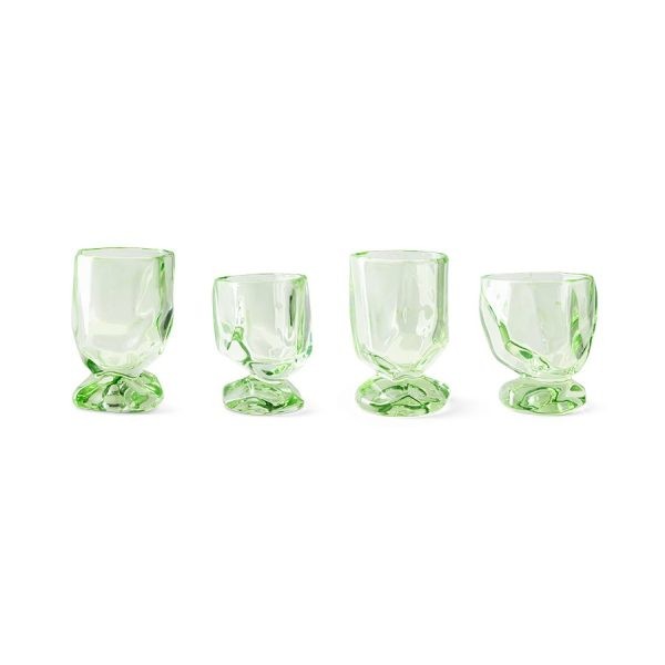 Glasses Peridot (set of 4)