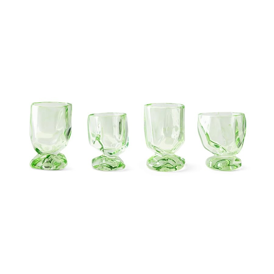 Glasses Peridot (set of 4)