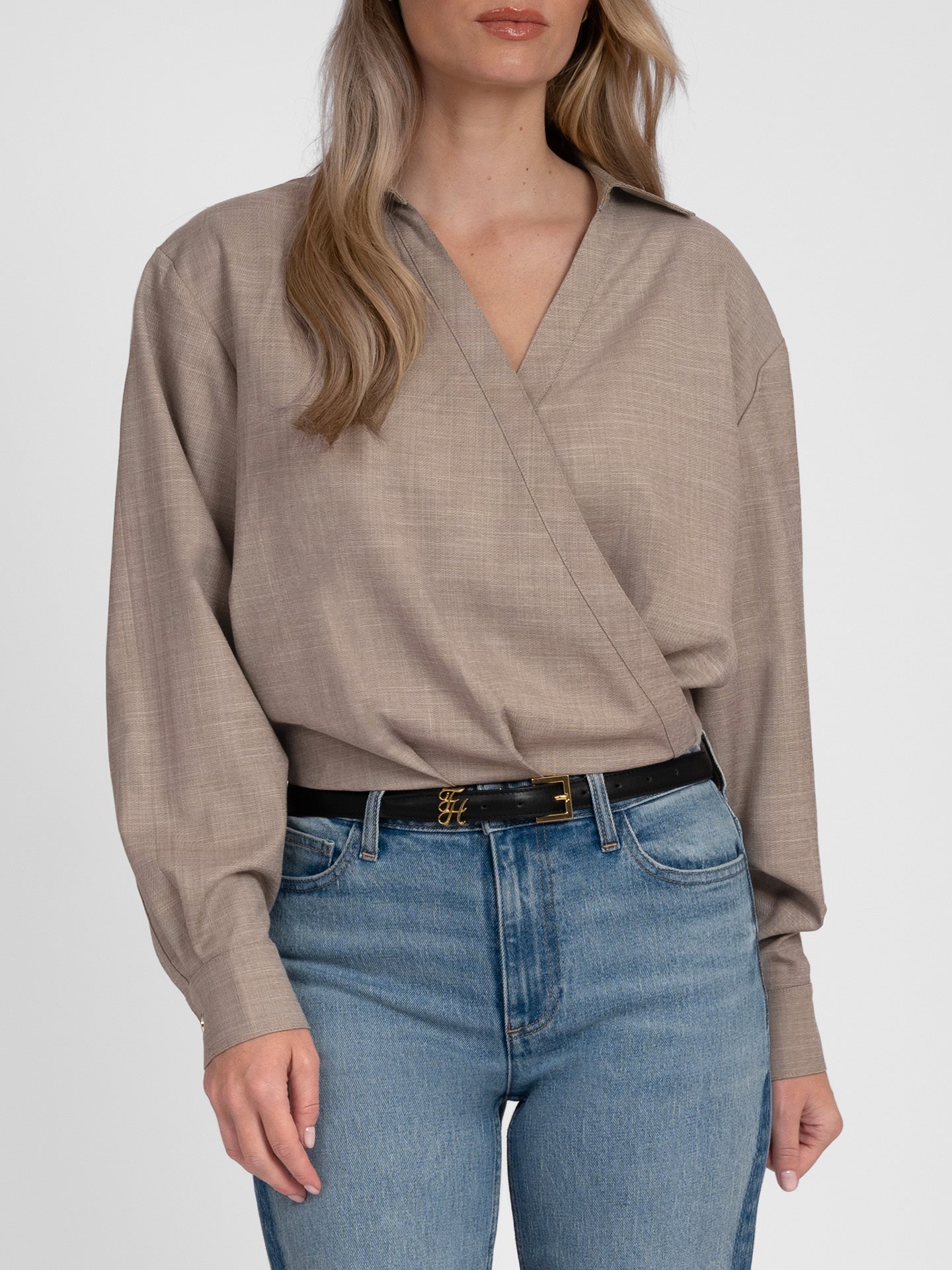 Ozzy Wrap Blouse