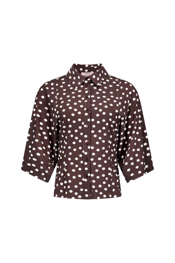 Fabienne Dot Blouse