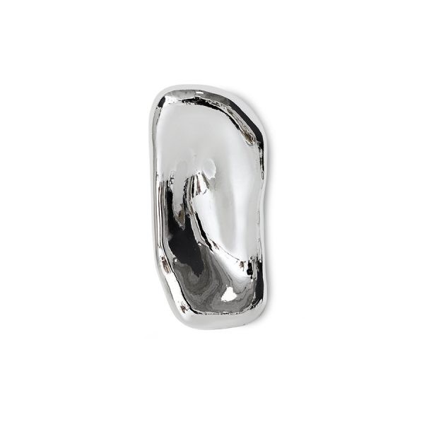 Glass Sculpture Chrome No.4