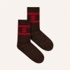 Logo Glitter Chocolate Socks