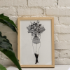 Poster Flower Girl A4