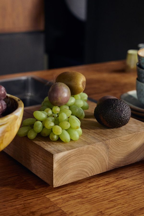 Teak Cube Bowl Large