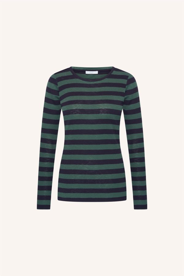 Basic LS Big Stripe Top