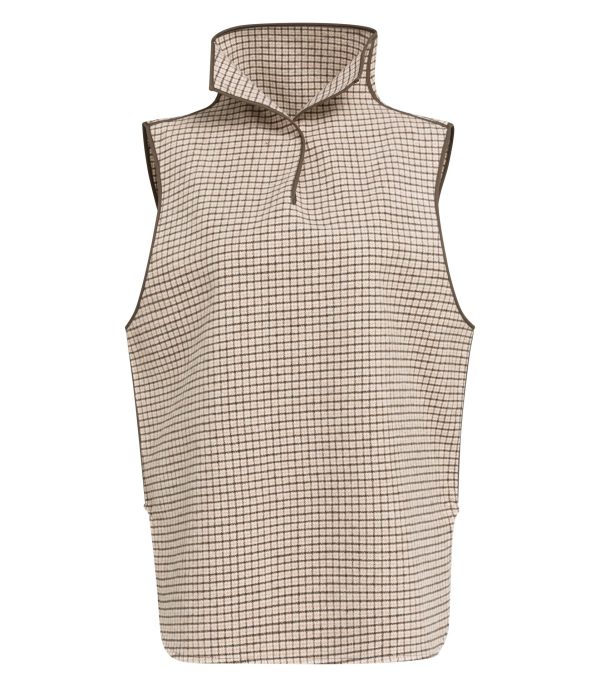Geweven Bodywarmer Van Wolmix