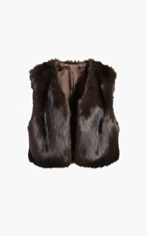 IslaW6 Fake Fur Waistcoat