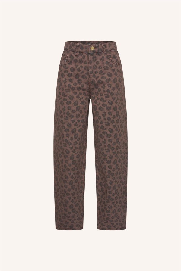 Lew Cheetah Chocolate Pants