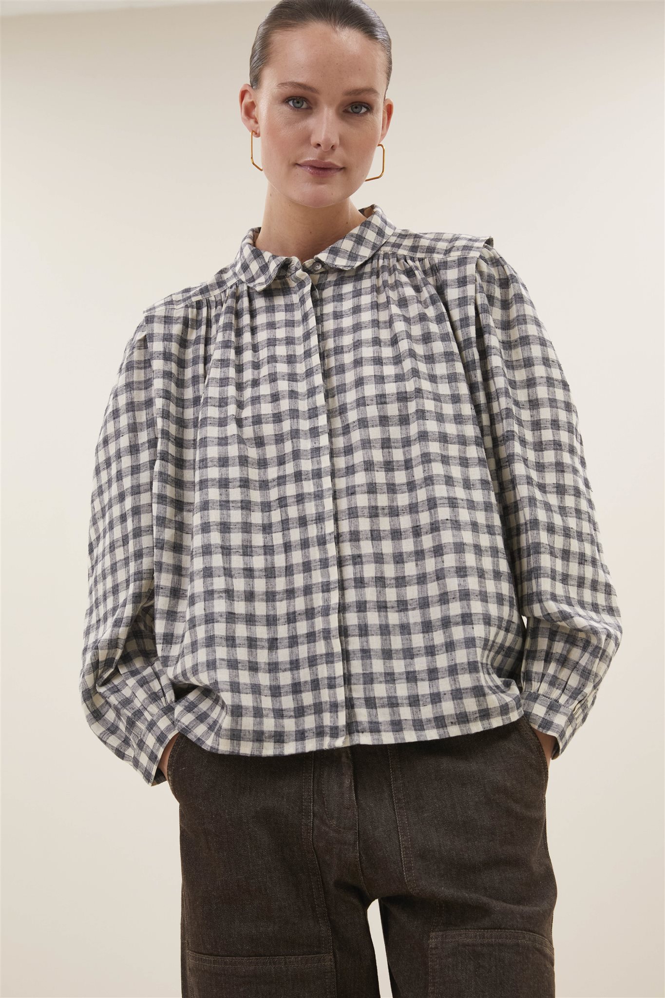 Maia Check Blouse - Afbeelding 2