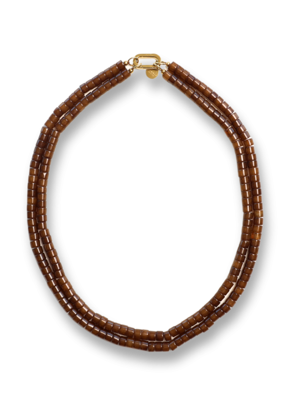 Moos Double Brown Necklace