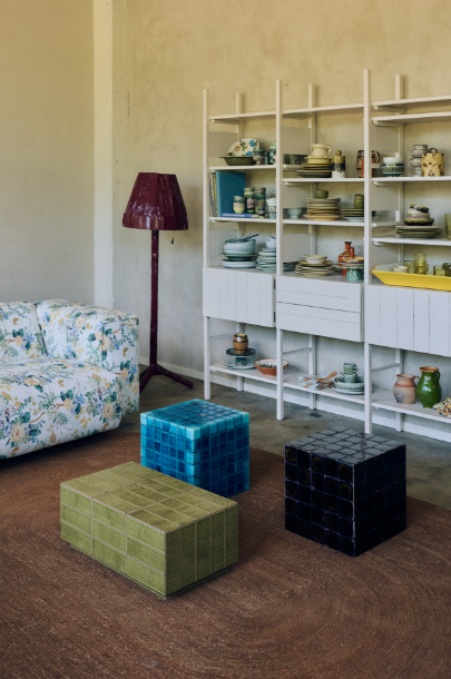 Tiled Side Table