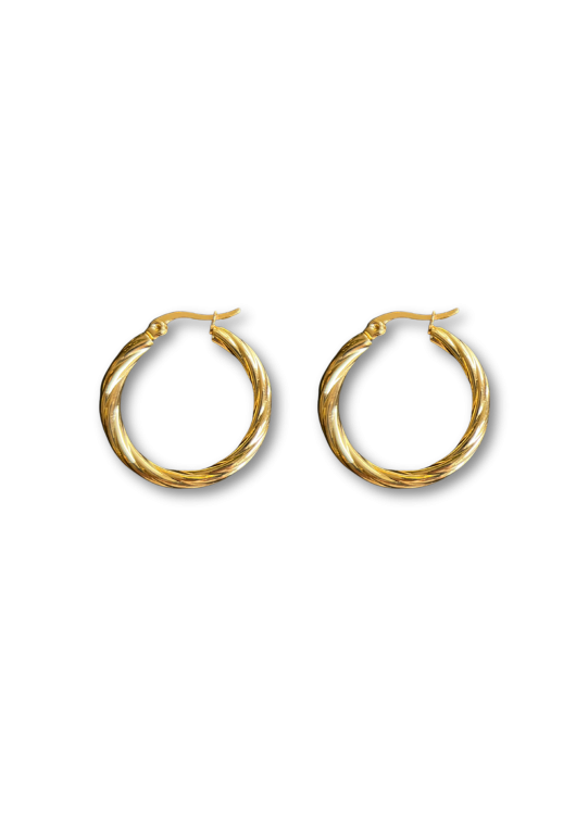 Twisted Big Hoops