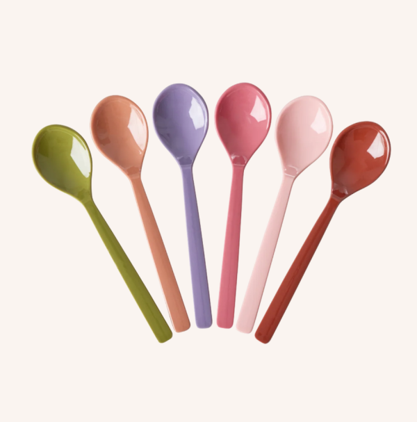 Melamine Tea Spoon 6-pack